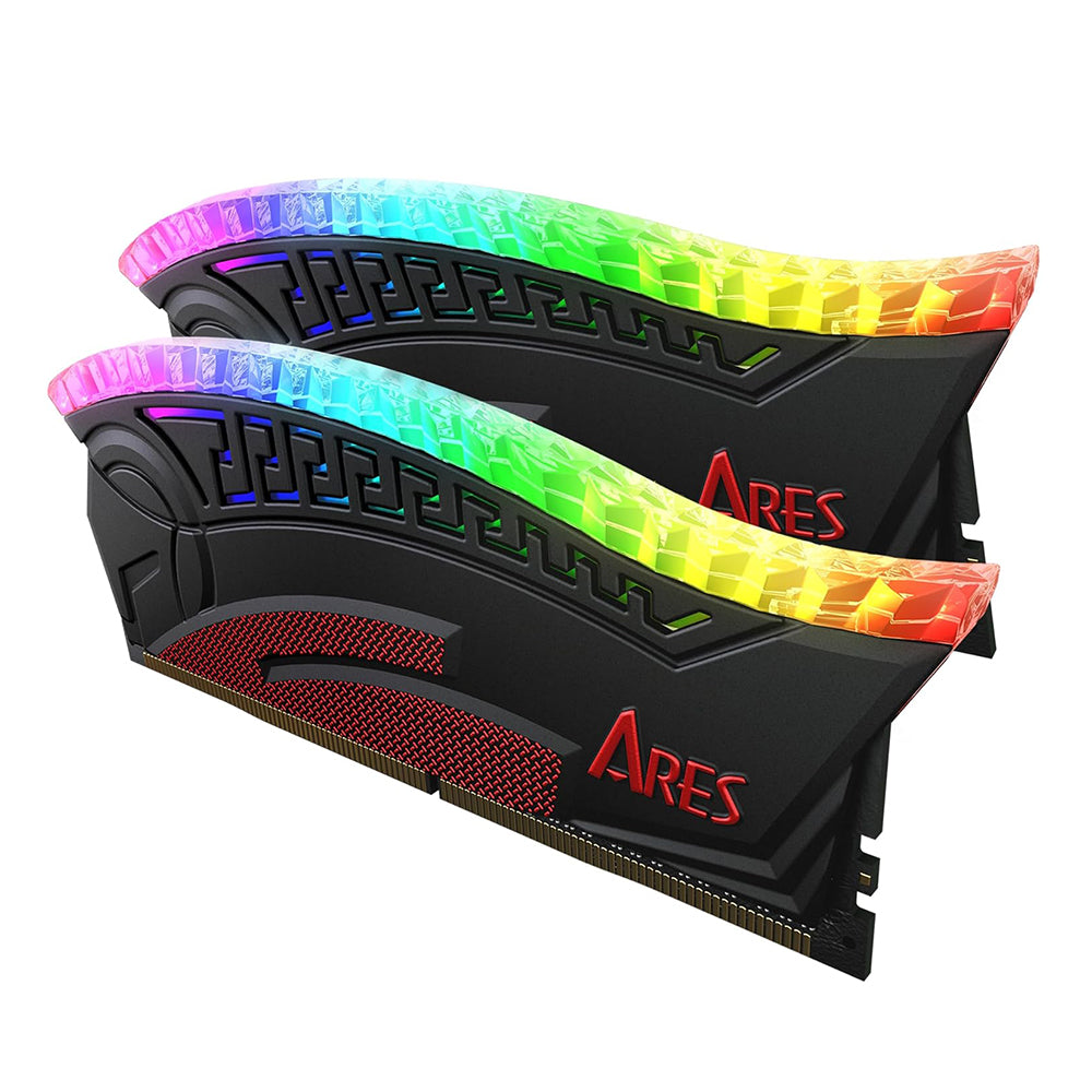Pomnilnik RAM Dato Ares Armor, DDR4, RGB, 2 x 8GB, 3600Mhz, CL18, Črn AMRGB8GX216G36K