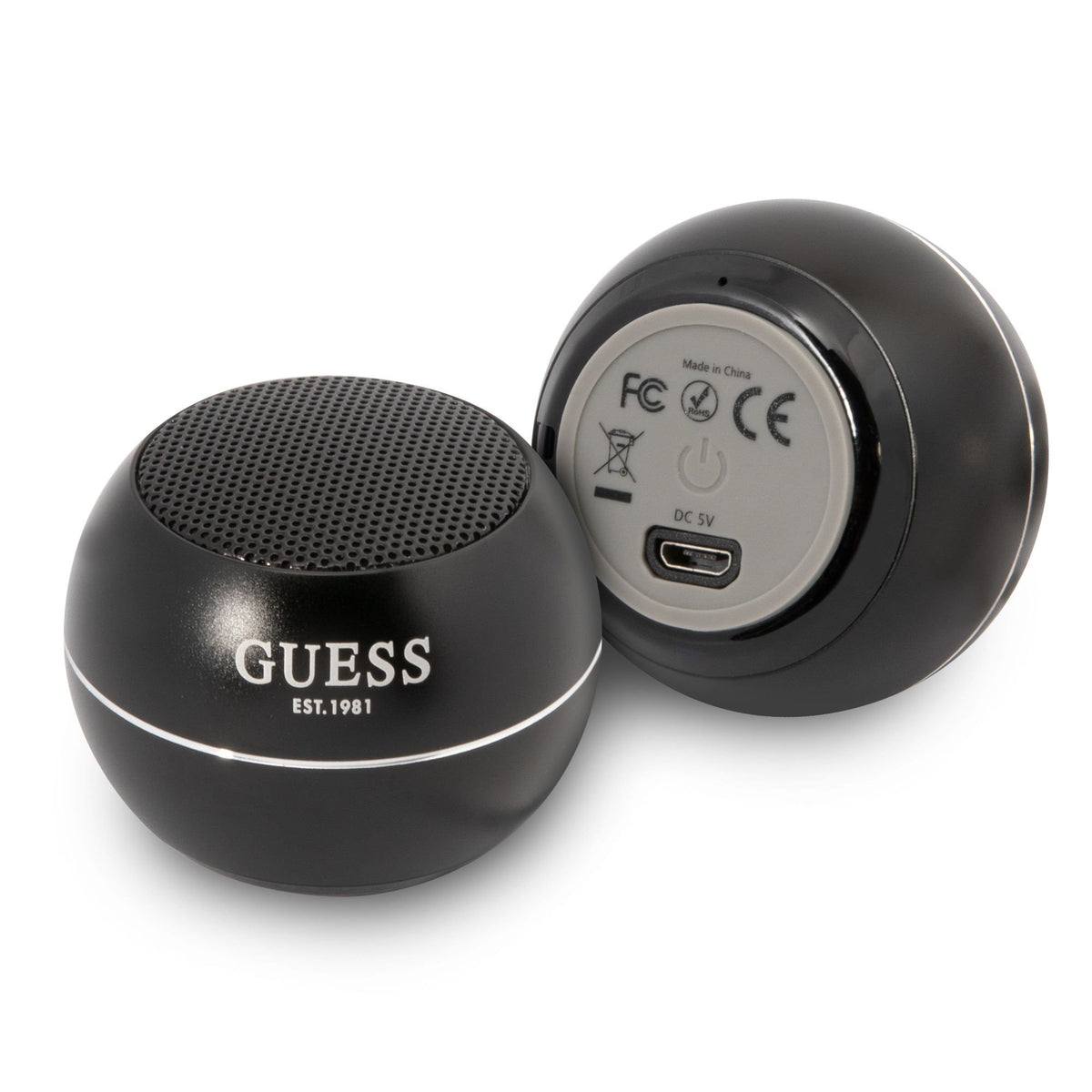 Prenosni Bluetooth zvočnik Guess, 3W, črn
