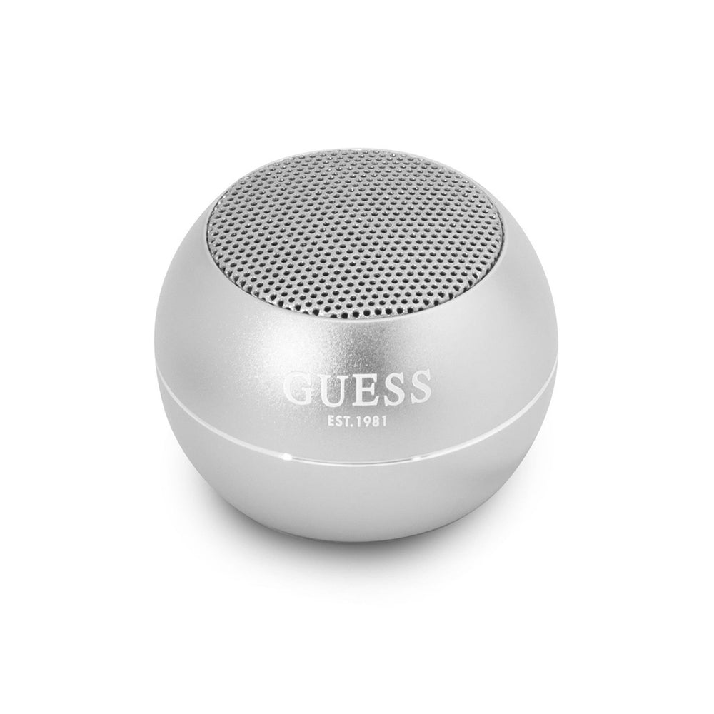 Prenosni Bluetooth zvočnik Guess, 3W, Srebrn