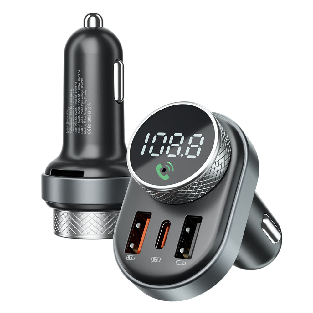 FM modulator Bluetooth Proove, 2 x USB-A - 1 x USB-C - 1 x microSD FMSL30110001