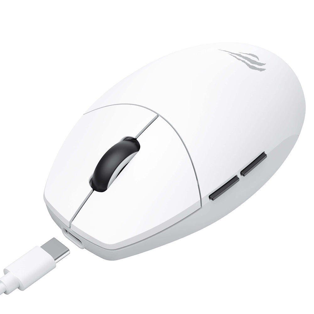 Brezžična igralna miška HAVIT MS1039W, 800DPI - 7400DPI, Wi-Fi / Žična, Bela