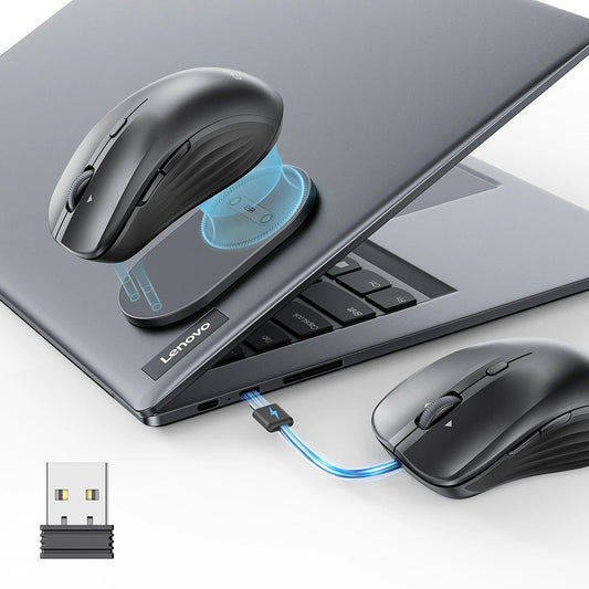 Brezžična miška ESR MagMouse, 800DPI - 4800DPI, BT / Wi-Fi, Siva