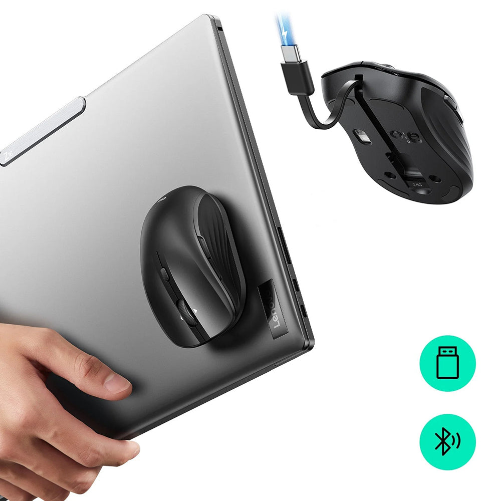 Brezžična miška ESR MagMouse, 800DPI - 4800DPI, BT / Wi-Fi, črna