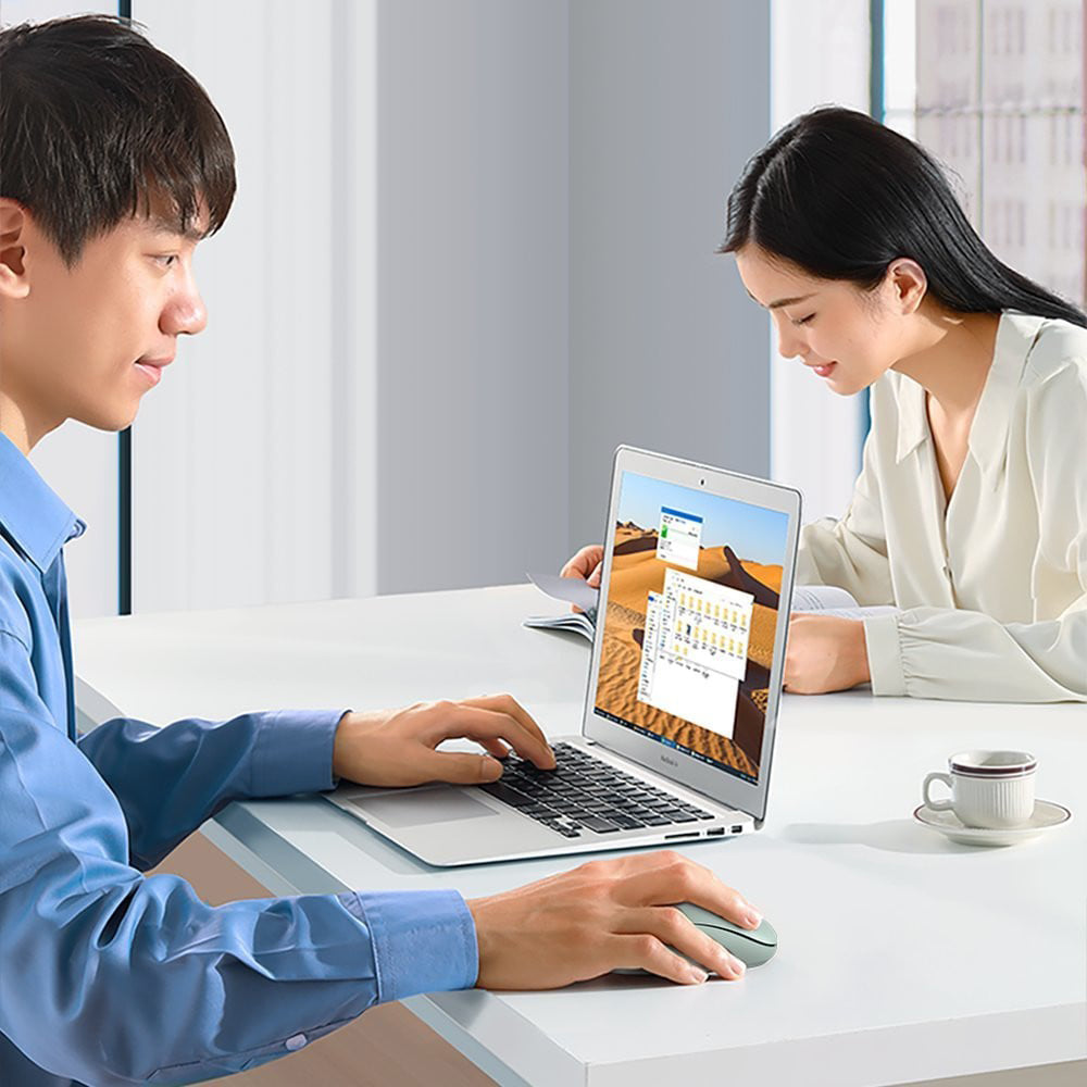 Brezžična miška UGREEN MU105, 2400DPI, zelena