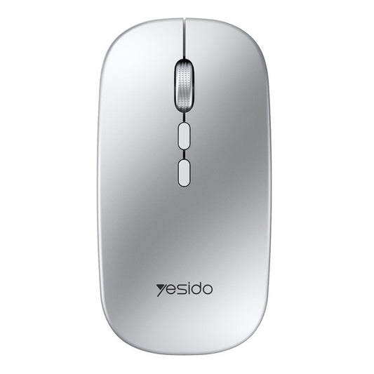 Brezžična miška Yesido KB15, 800DPI - 1600DPI, Srebrna