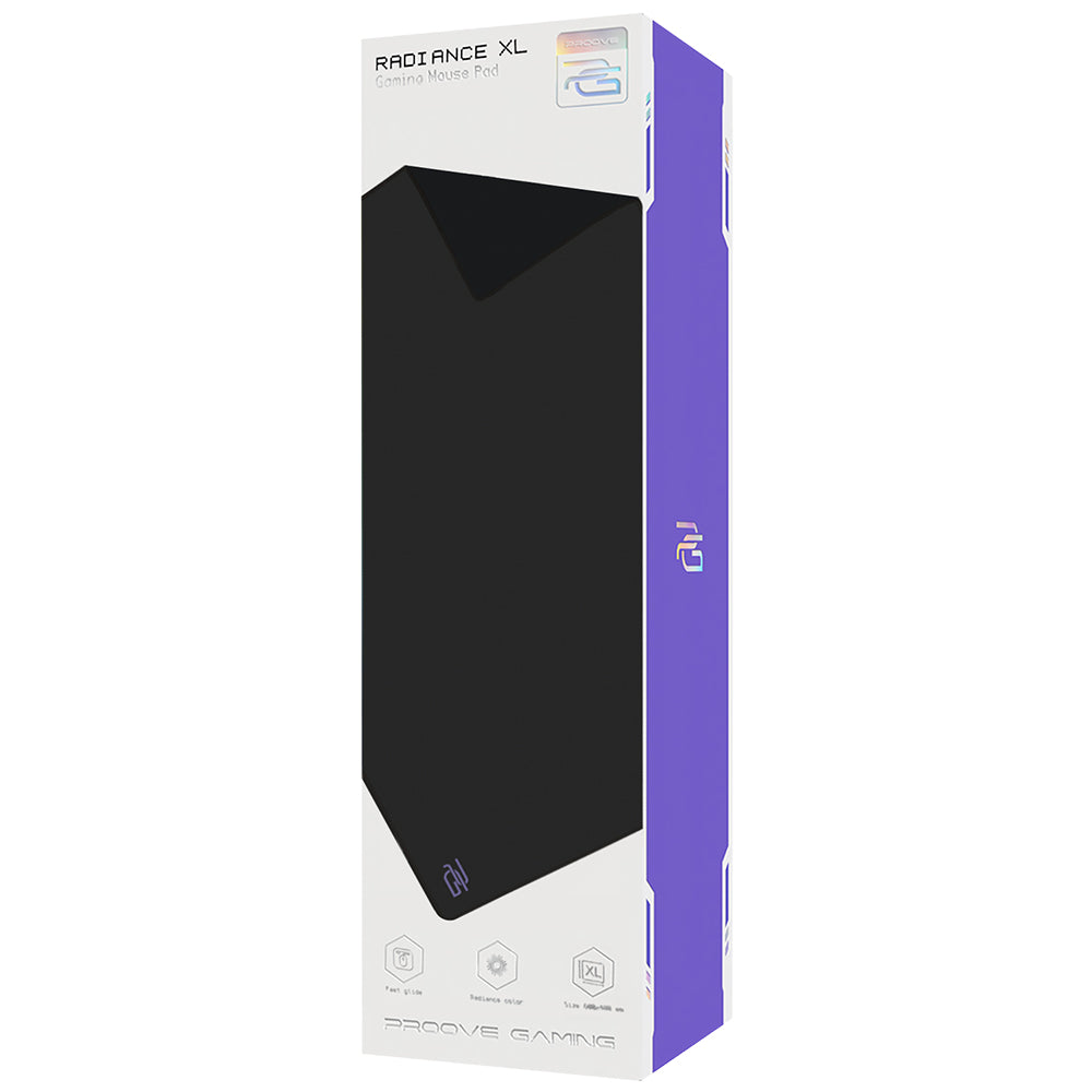 MousePad Proove Radiance, 600mm x 400mm x 3mm, Black MPRD00300001