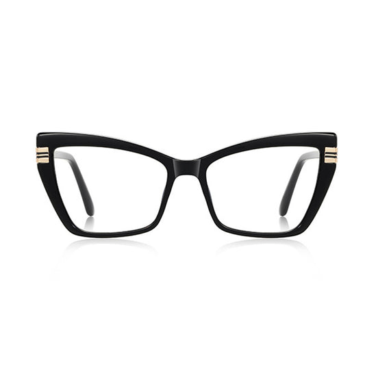 Techsuit 2263 Women's Computer Glasses, Anti-Blue Light, Black