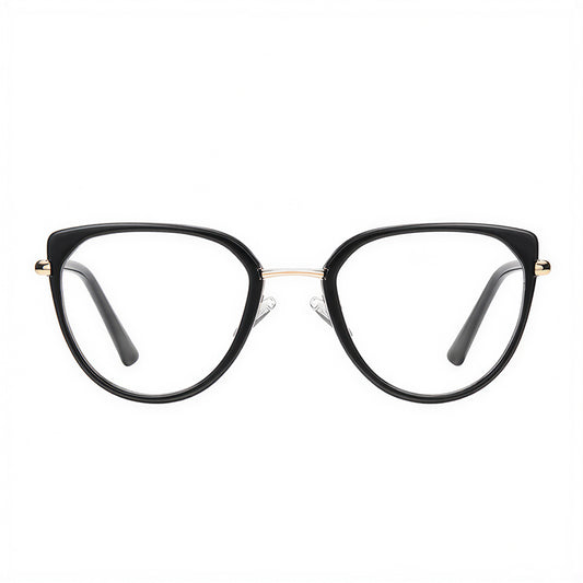 Očala za računalnik za ženske Techsuit 82290, proti modri svetlobi, črno zlati