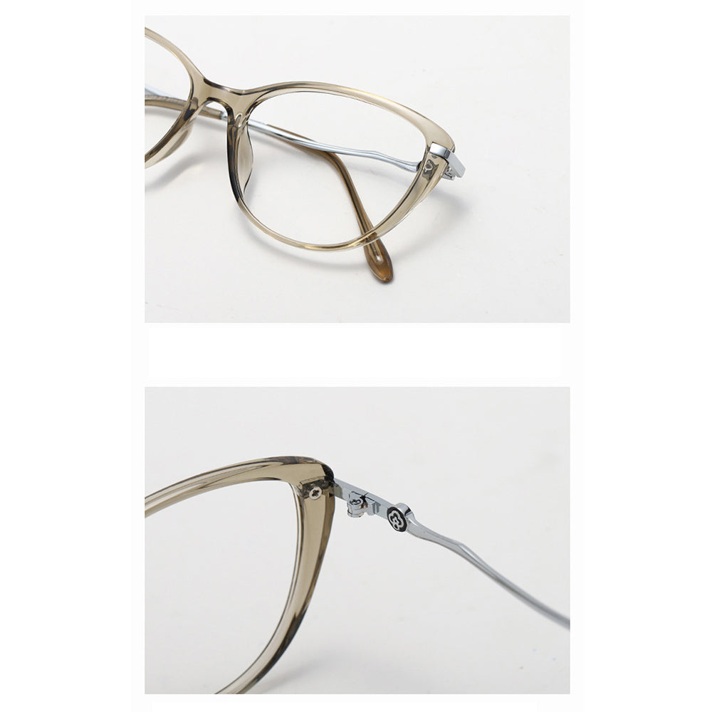 Očala za računalnik za ženske Techsuit 86162, proti modri svetlobi, srebrno-bež