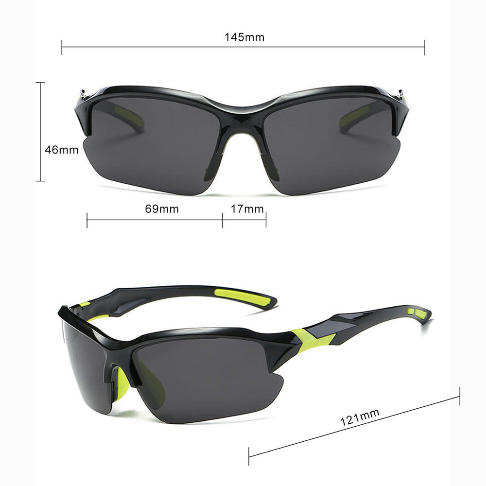 Unisex kolesarska očala Techsuit 9301, UV zaščita, črno modra