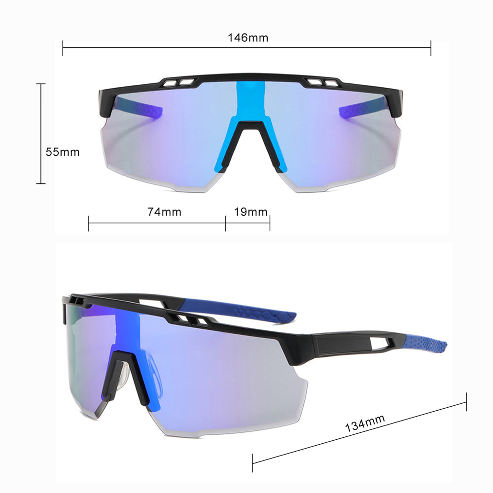 Unisex kolesarska očala Techsuit 9963, črna