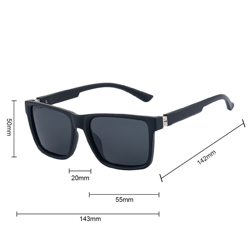 Moške sončna očala Techsuit 8506, polarizirana, UV zaščita, mat črna