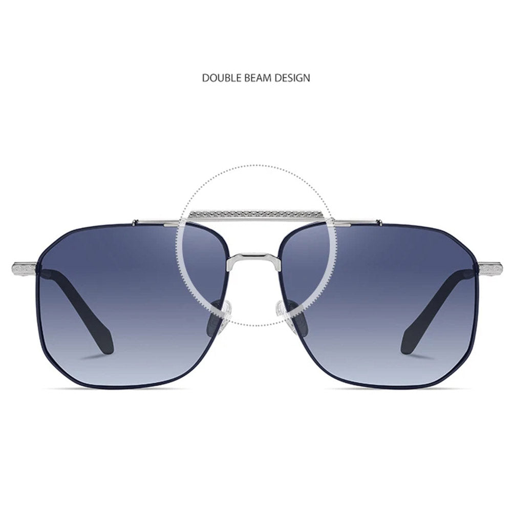 Moška sončna očala Techsuit 8538, polarizirana, UV zaščita, sivo-rjava
