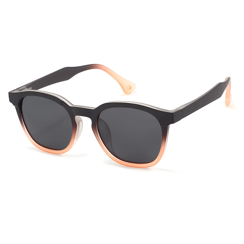 Otroška sončna očala Techsuit 691, polarizirana, UV zaščita, črno-oranžni gradient