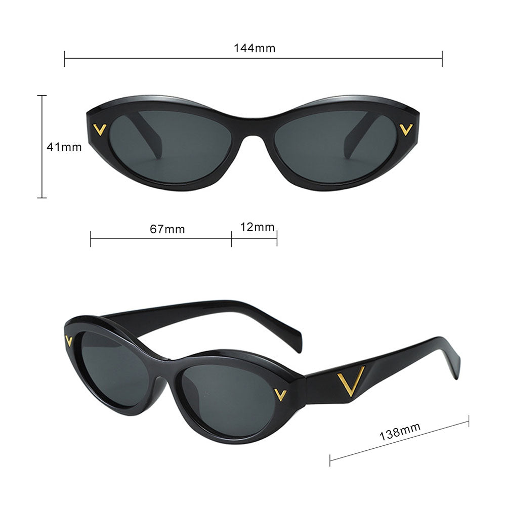 Ženske sončna očala Techsuit 77115, črna