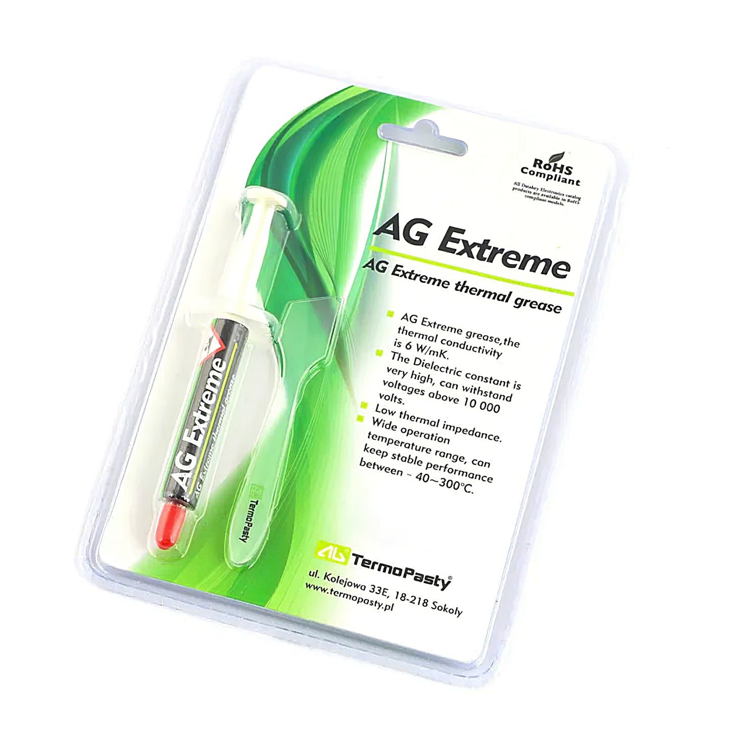 Toplotno prevodna pasta AG Termopasty AG Extreme, tip brizge, 3g ART.AGT-108