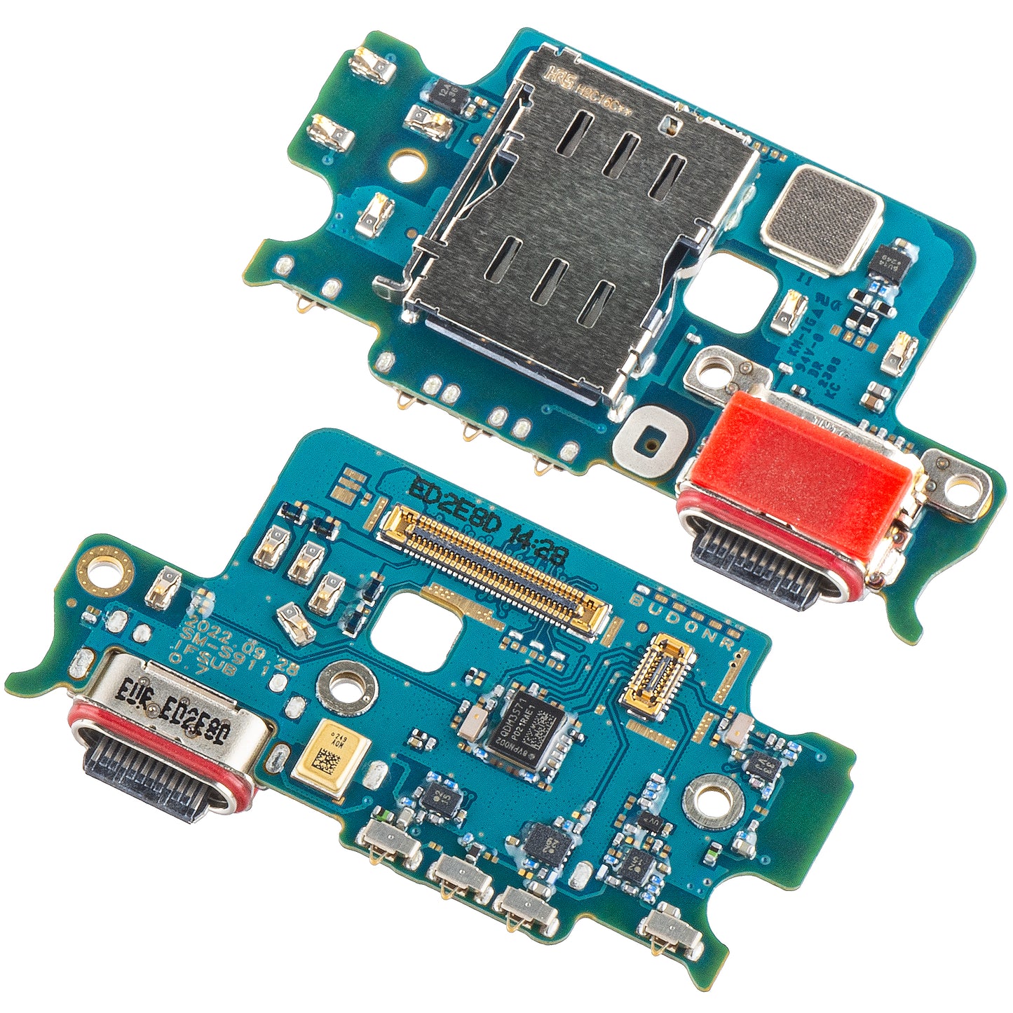 Plošča z priključkom za polnjenje - Mikrofon - Modul za branje SIM Samsung Galaxy S23 S911, Swap GH96-15629A