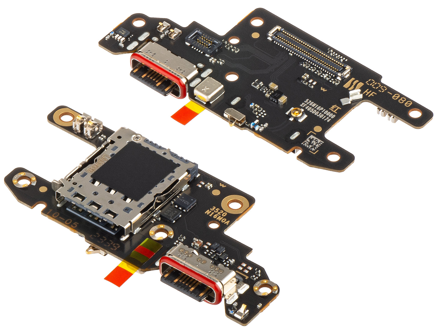 Plošča s priključkom za polnjenje - mikrofon - modul za branje SIM kartice Xiaomi Poco X6, servisni paket 560004N16P00