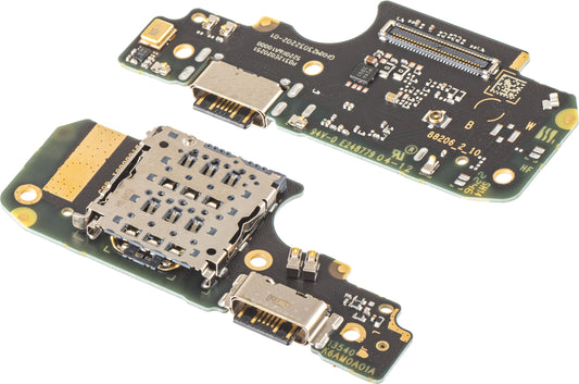 Plošča z priključkom za polnjenje - Mikrofon - Modul za branje SIM Xiaomi Redmi Note 12 Pro 4G, Service Pack 5600020K6A00