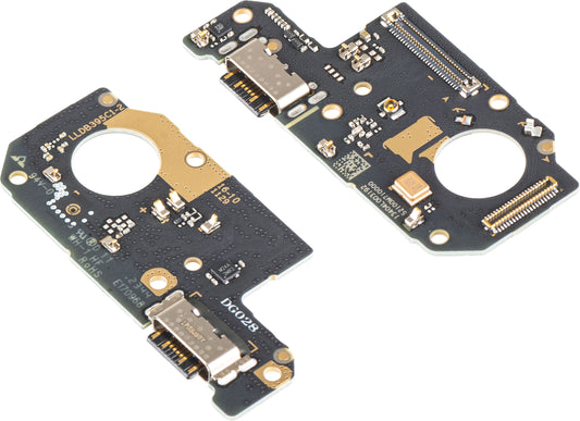 Plošča z priključkom za polnjenje - Mikrofon Xiaomi Redmi Note 12 4G, Service Pack 56000200M700