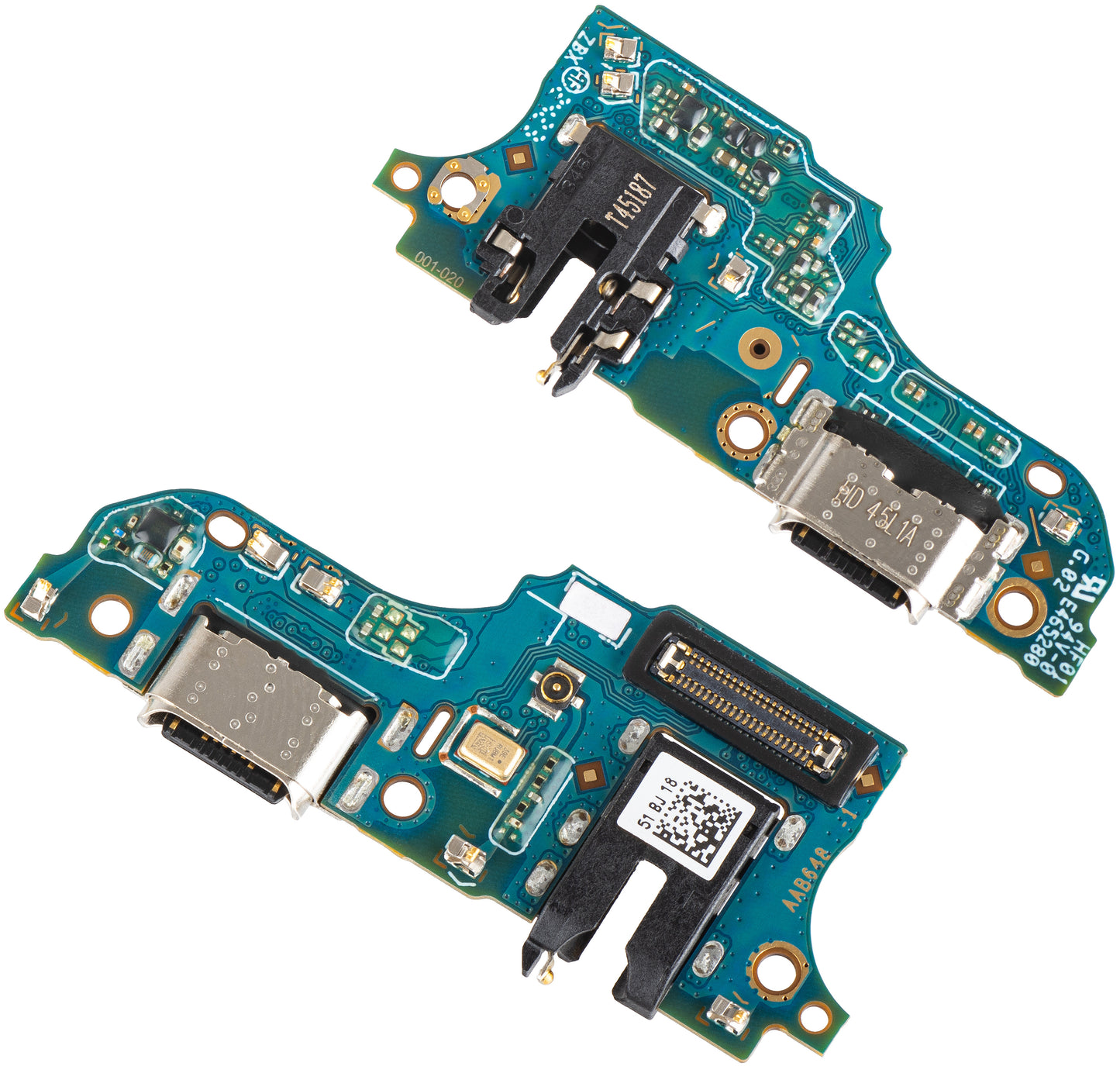 Plošča z priključkom za polnjenje - Avdio - Mikrofon Realme C53, Servisni paket 621024000023