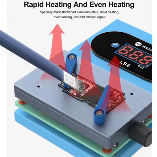 PCB grelna plošča Sunshine LS4 za serije Apple iPhone / Android