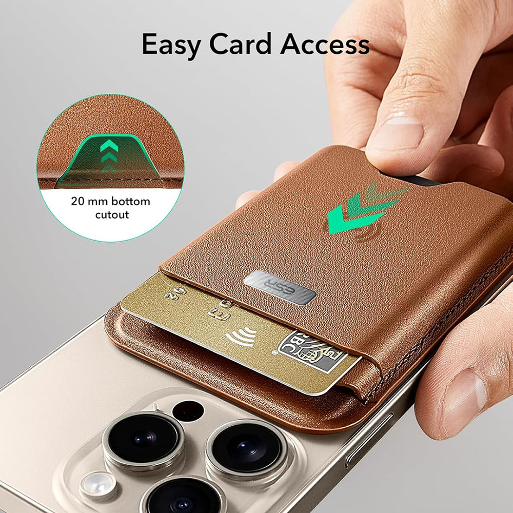 Denarnica Magsafe, ESR, Classic Geo, Rjava