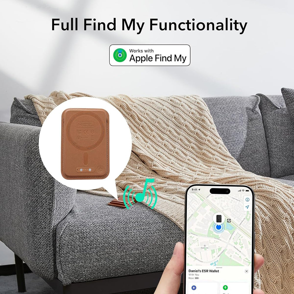 Denarnica Magsafe, ESR, Classic Geo, Rjava