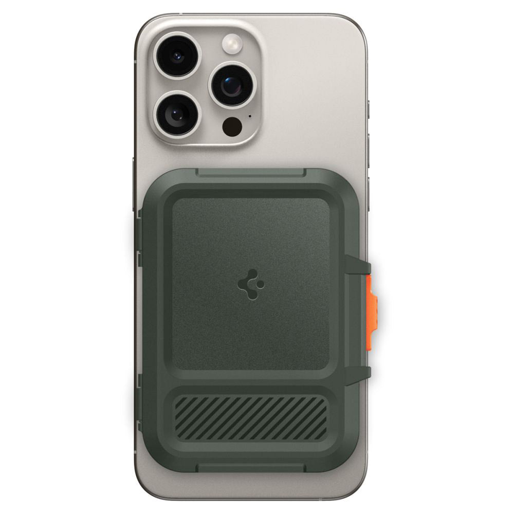Denarnica Magsafe, Spigen, Lock Fit, Zelena AFA08528