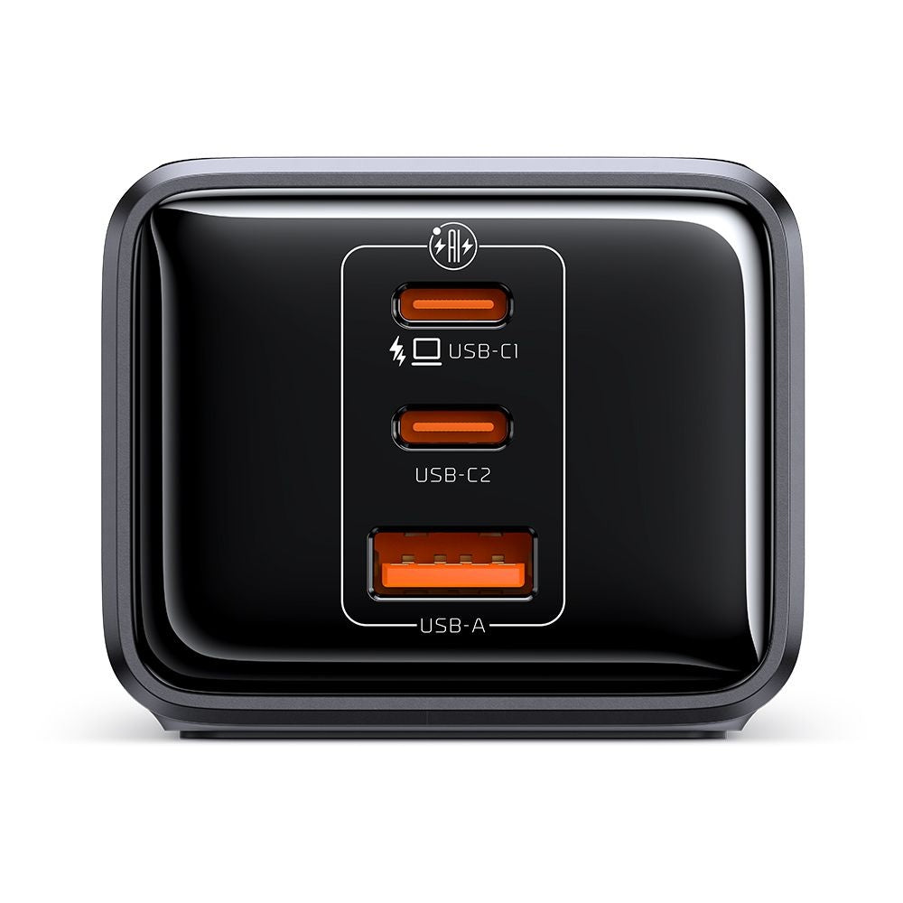 Podaljšek McDodo CH-0620, 3 x Schuko - 1 x USB-A - 2 x USB-C, Črn