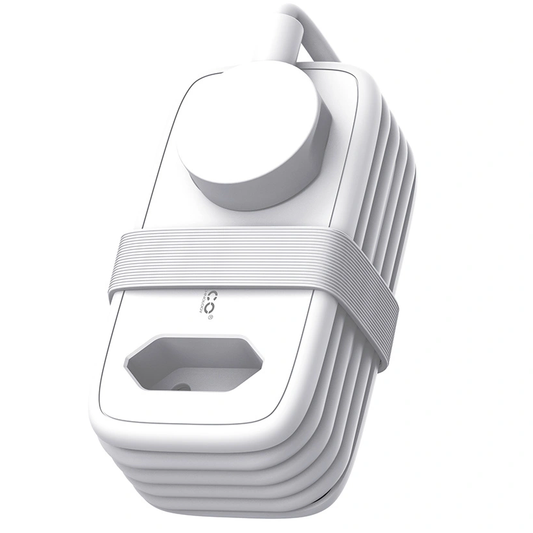 Podaljšek Orico APP, 2 x Schuko - 2 x USB-A - 1 x USB-C, Bela Siva