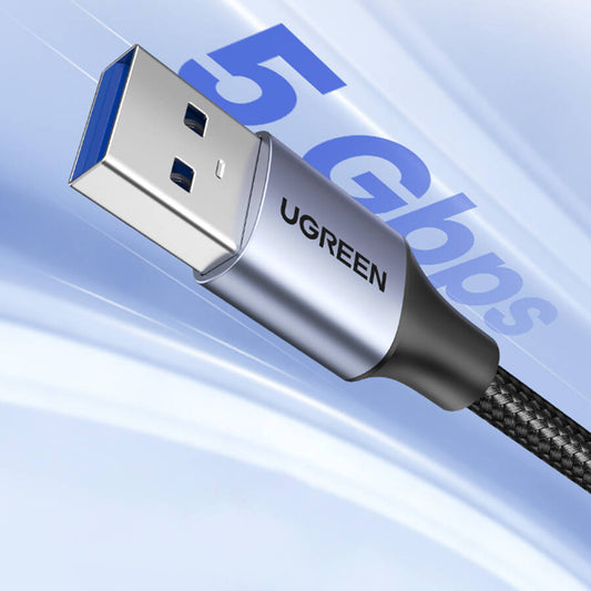 UGREEN US115 Podaljšek USB 3.0, 1 m, siva