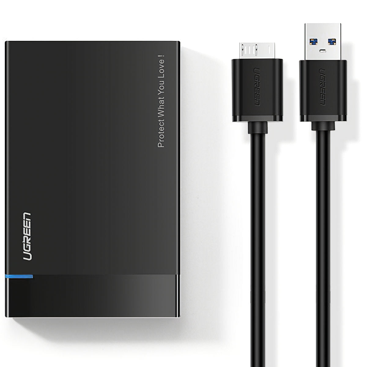 Nosilec UGREEN US221 za HDD / SSD SATA 2.5inch, USB 3.2, Črn