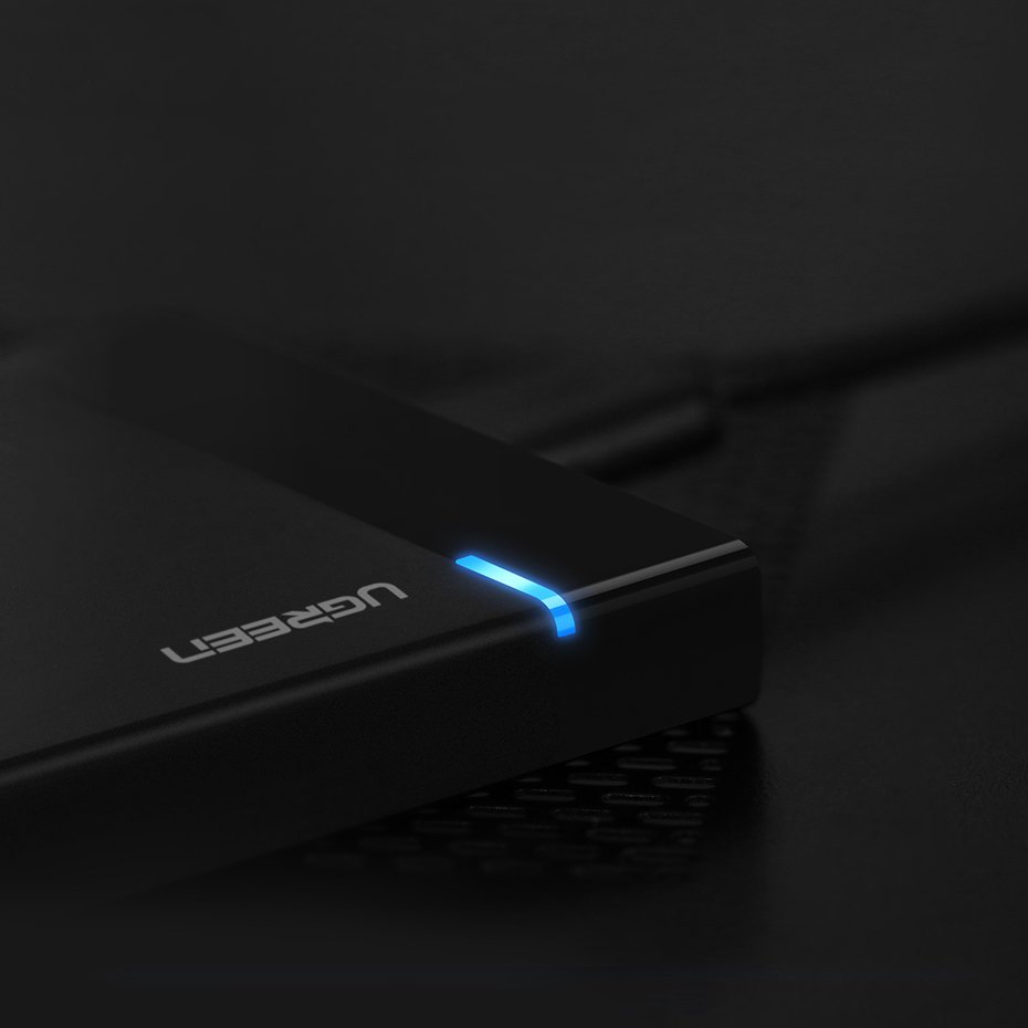 Nosilec UGREEN US221 za HDD / SSD SATA 2.5inch, USB 3.2, Črn