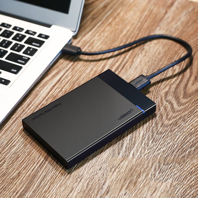 Nosilec UGREEN US221 za HDD / SSD SATA 2.5inch, USB 3.2, Črn
