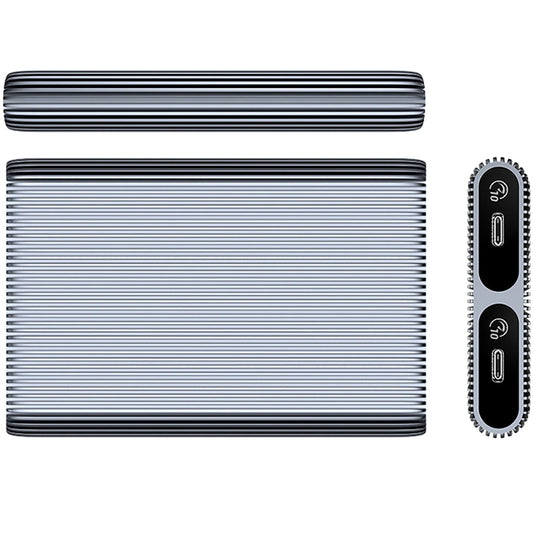 Orico AM2C3-2N Dual Disk ohišje za SSD M.2 NVMe, sivo