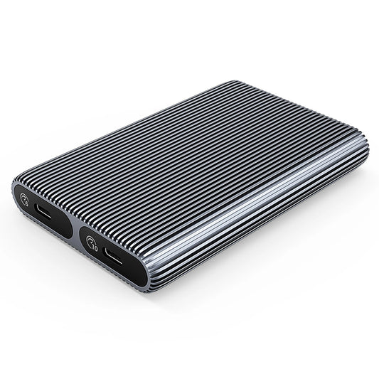 Orico AM2C3-2SN Dual Disk ohišje za SSD M.2 NVMe, sivo