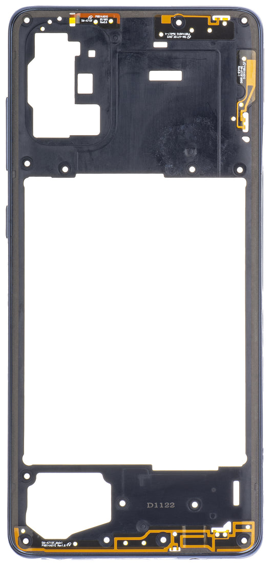 Samsung Galaxy A71 A715 Samsung Galaxy A71 polovični ovitek, črn (Prism Crush Black)