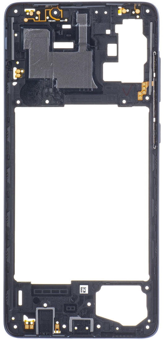 Samsung Galaxy A71 A715 Samsung Galaxy A71 polovični ovitek, črn (Prism Crush Black)