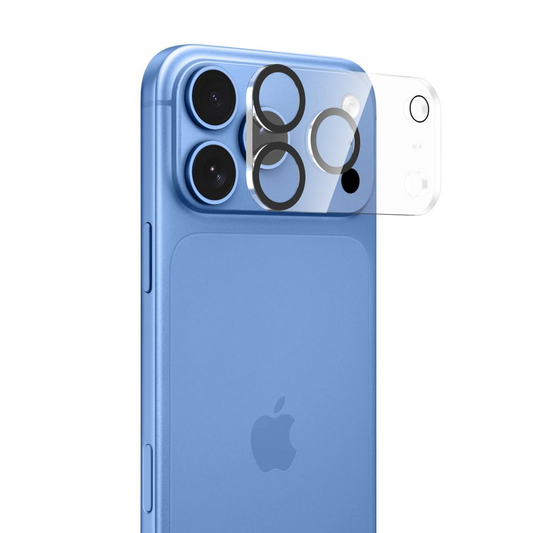 Zaščitni okvir za zadnjo kamero Tech-Protect Cam Fit+ za Apple iPhone 18 Pro, kaljeno steklo, prozorno