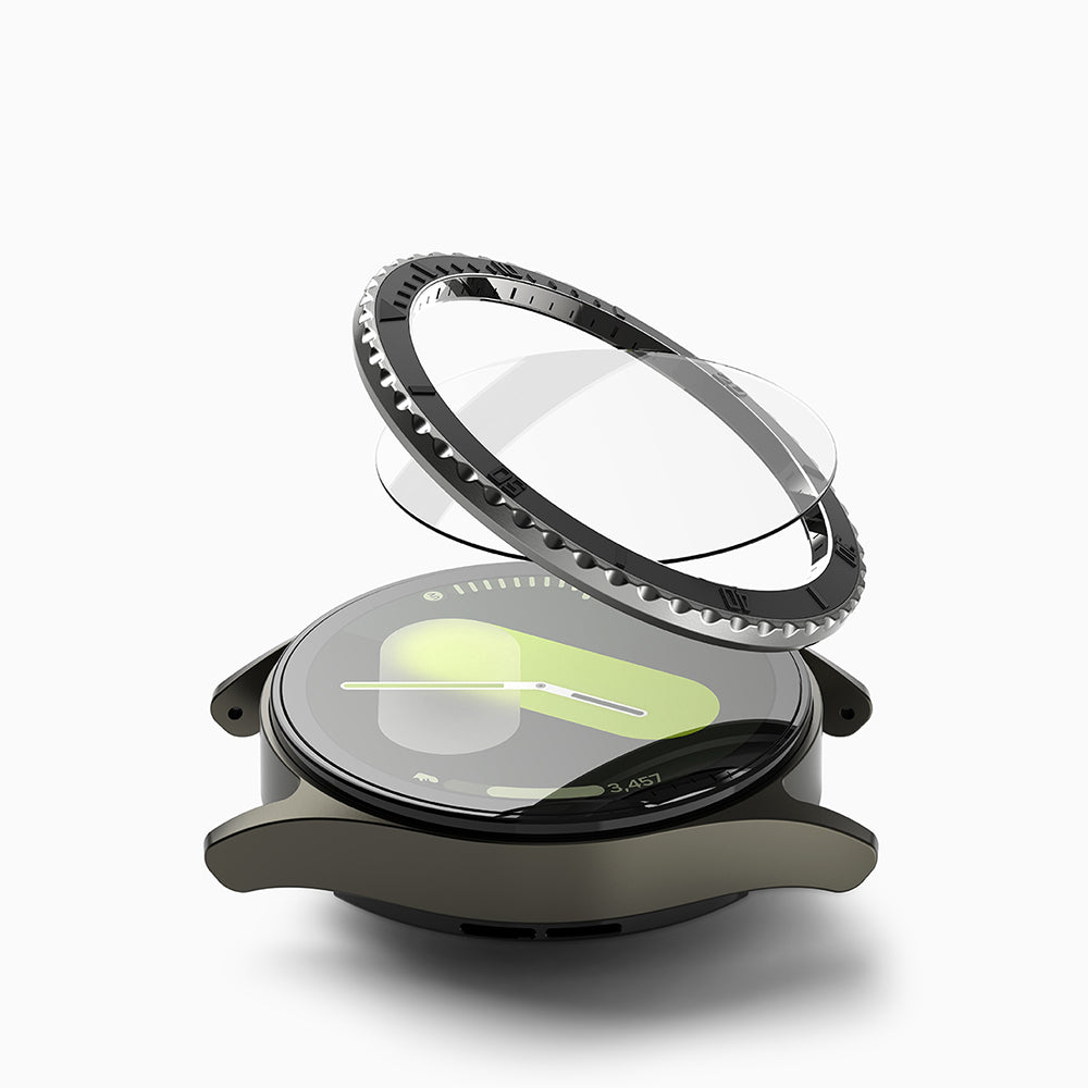 Okvir za zaščito Ringke Premium Styling za Samsung Galaxy Watch7 40mm, Model 3, Črn