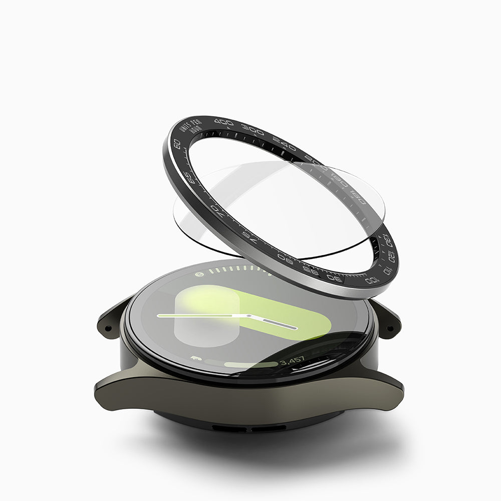 Okvir za zaščito Ringke Premium Styling za Samsung Galaxy Watch7 44mm, Model 1, Črn