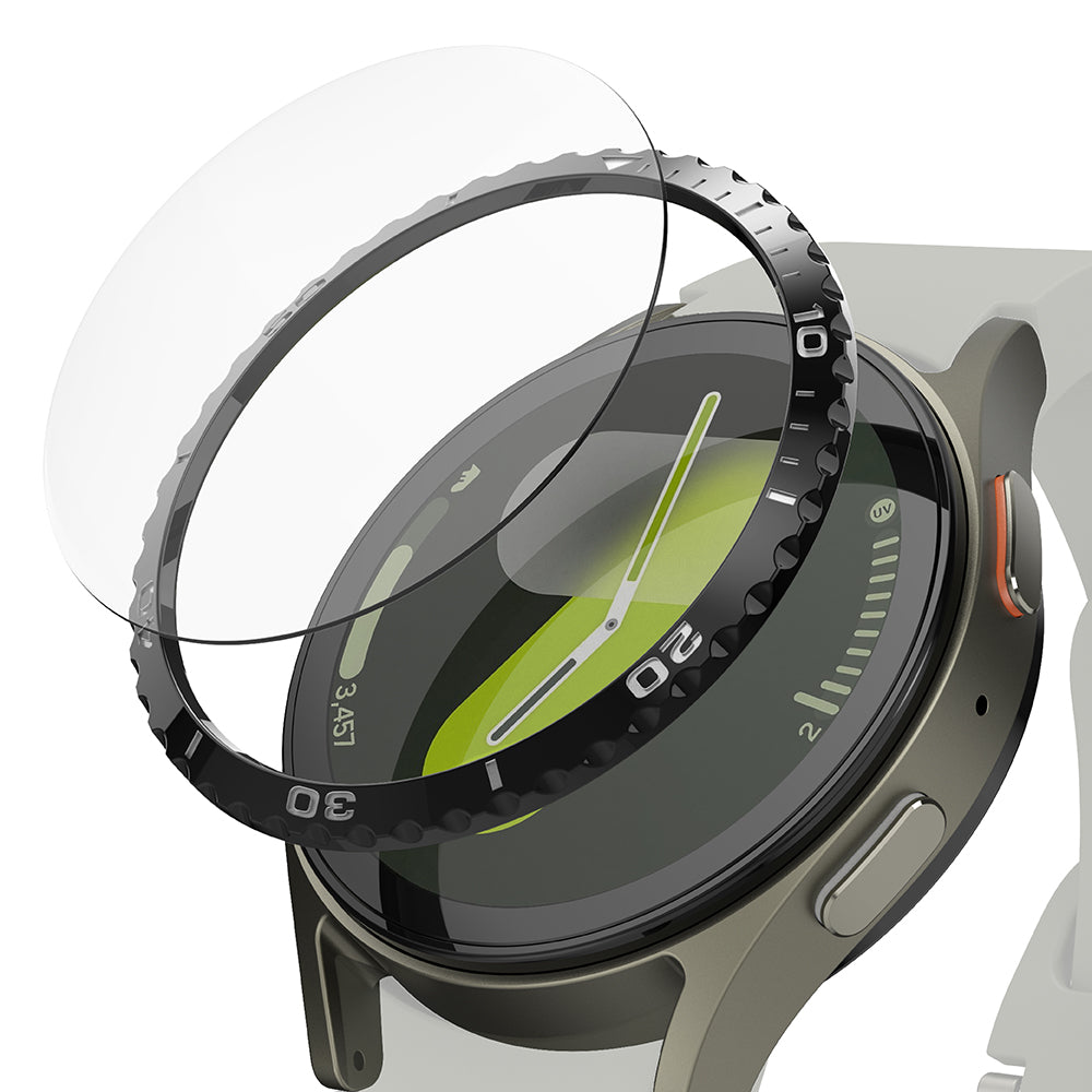 Okvir za zaščito Ringke Styling za Samsung Galaxy Watch7 40mm, Model 6, Črn