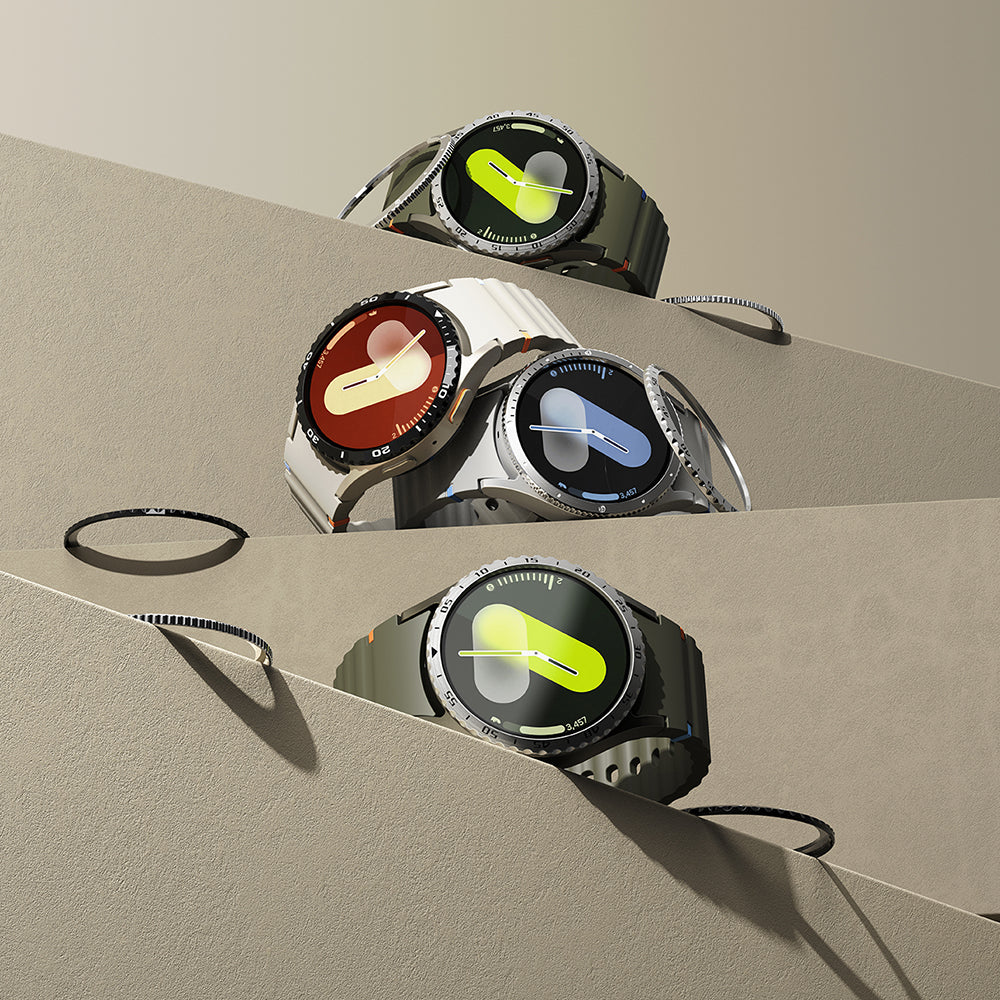 Okvir za zaščito Ringke Styling za Samsung Galaxy Watch7 40mm, Model 6, Črn