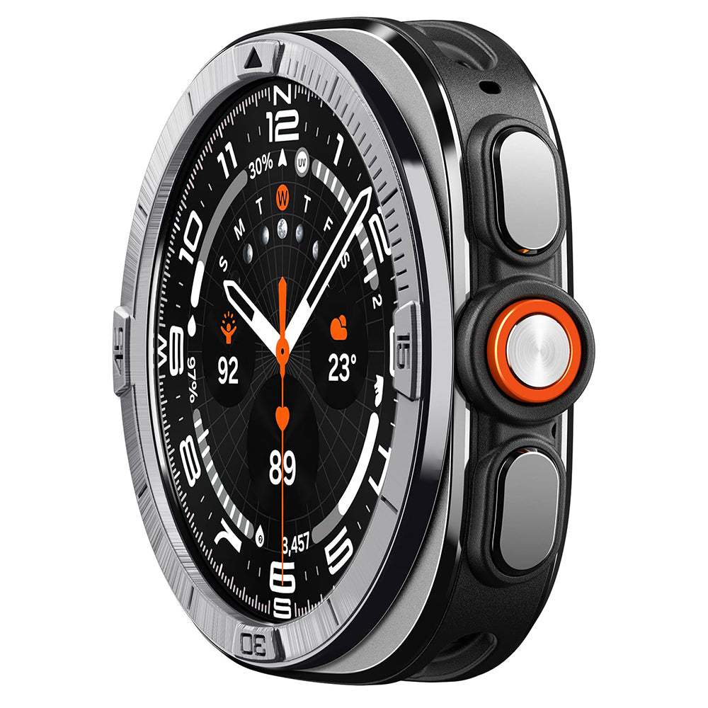 Zaščitni okvir Spigen Tune Pilot za Samsung Galaxy Watch Ultra2, srebrn ACS11616