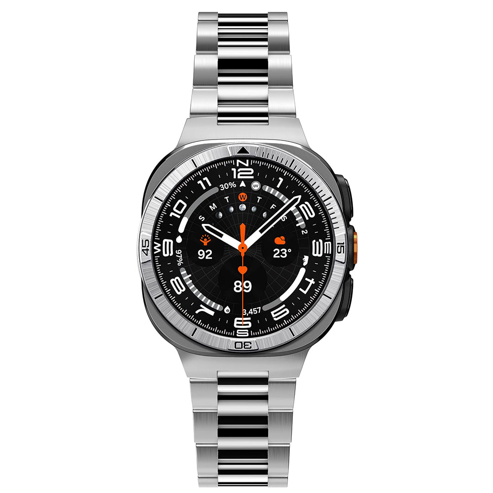 Zaščitni okvir Spigen Tune Pilot za Samsung Galaxy Watch Ultra2, srebrn ACS11616