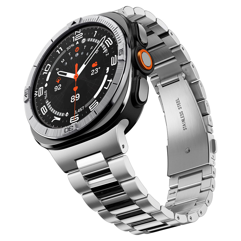 Zaščitni okvir Spigen Tune Pilot za Samsung Galaxy Watch Ultra2, srebrn ACS11616