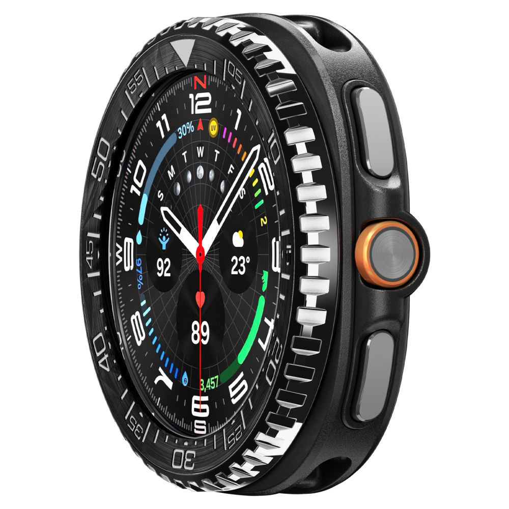 Okvir za zaščito Spigen Tune Pro Diver za Samsung Galaxy Watch8 Classic, črn ACS10016