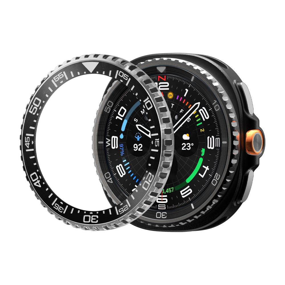 Okvir za zaščito Spigen Tune Pro Diver za Samsung Galaxy Watch8 Classic, črn ACS10016