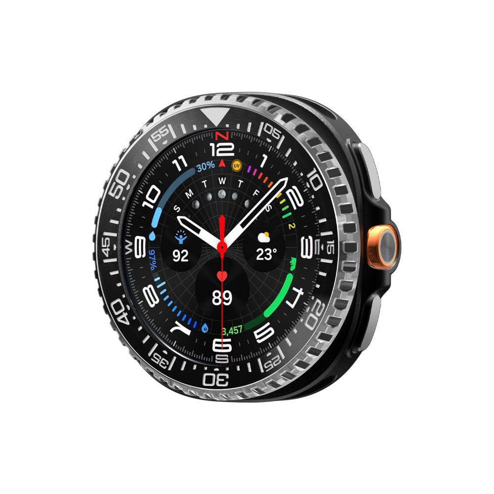 Okvir za zaščito Spigen Tune Pro Diver za Samsung Galaxy Watch8 Classic, črn ACS10016